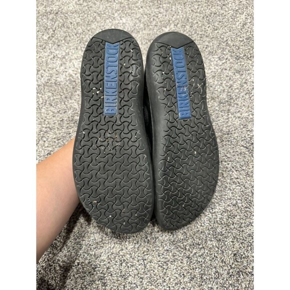 Birkenstock Islay Black Leather Shoes Ladies 9 Men’s 7 - Picture 4 of 8